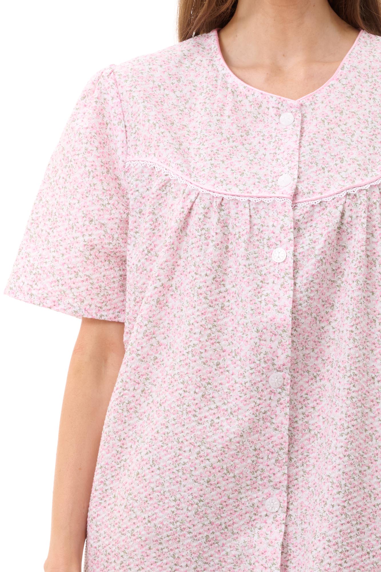 Dimity Short Sleeve Brunchcoat