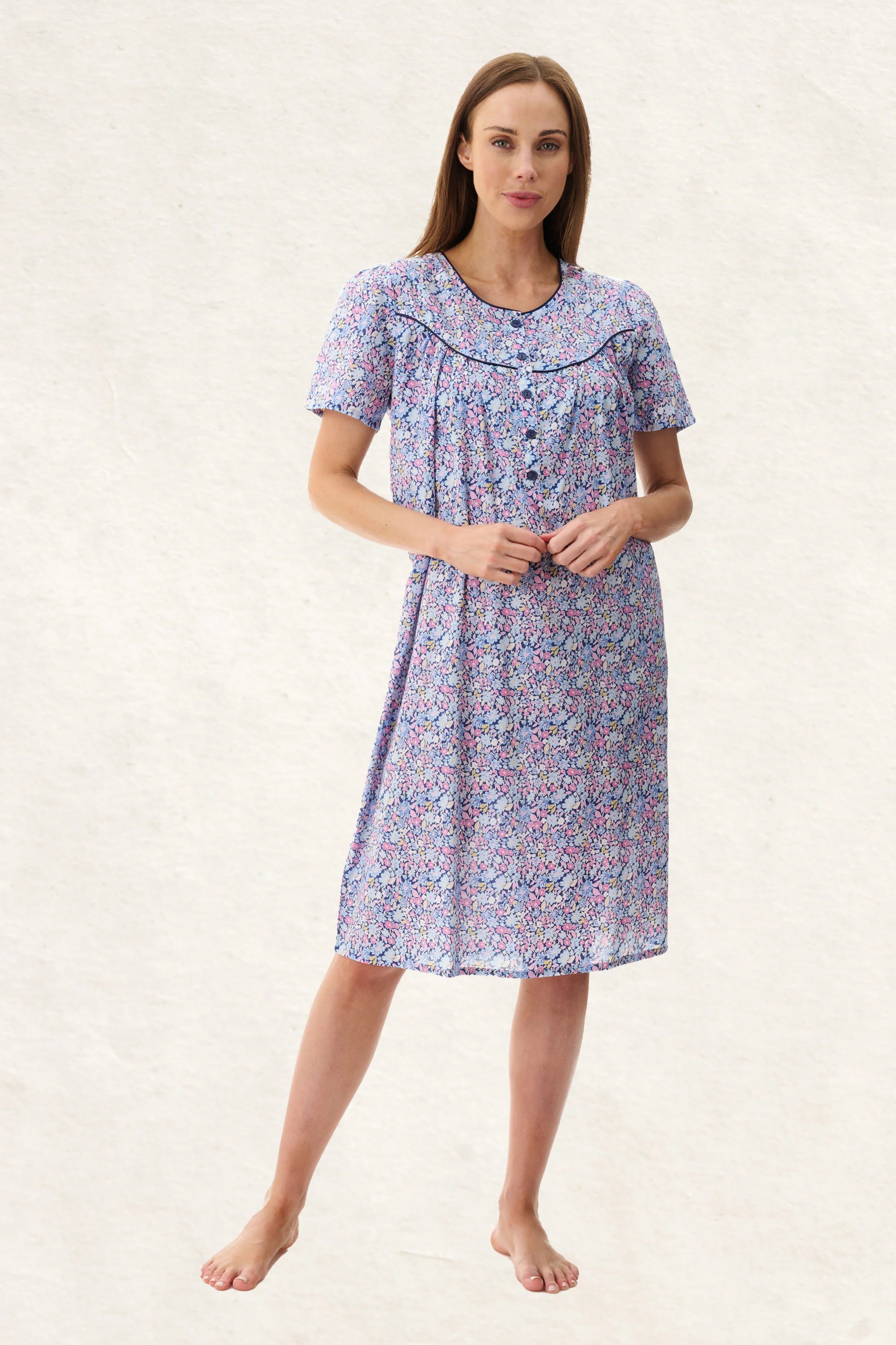 Daisy Short Sleeve Short Nightie