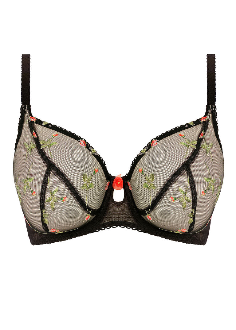 Rose Blossom Uw Plunge Bra