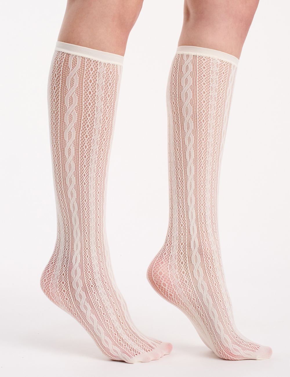 Lace Net Knee High