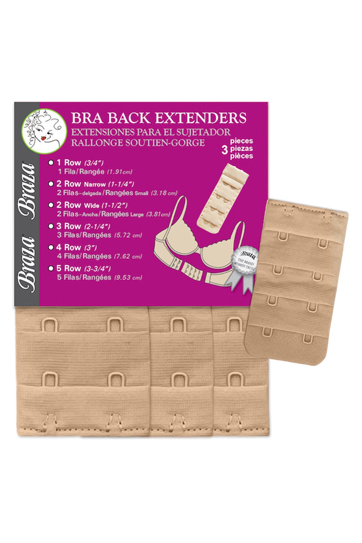 Bra Back Extenders - 3 Pack
