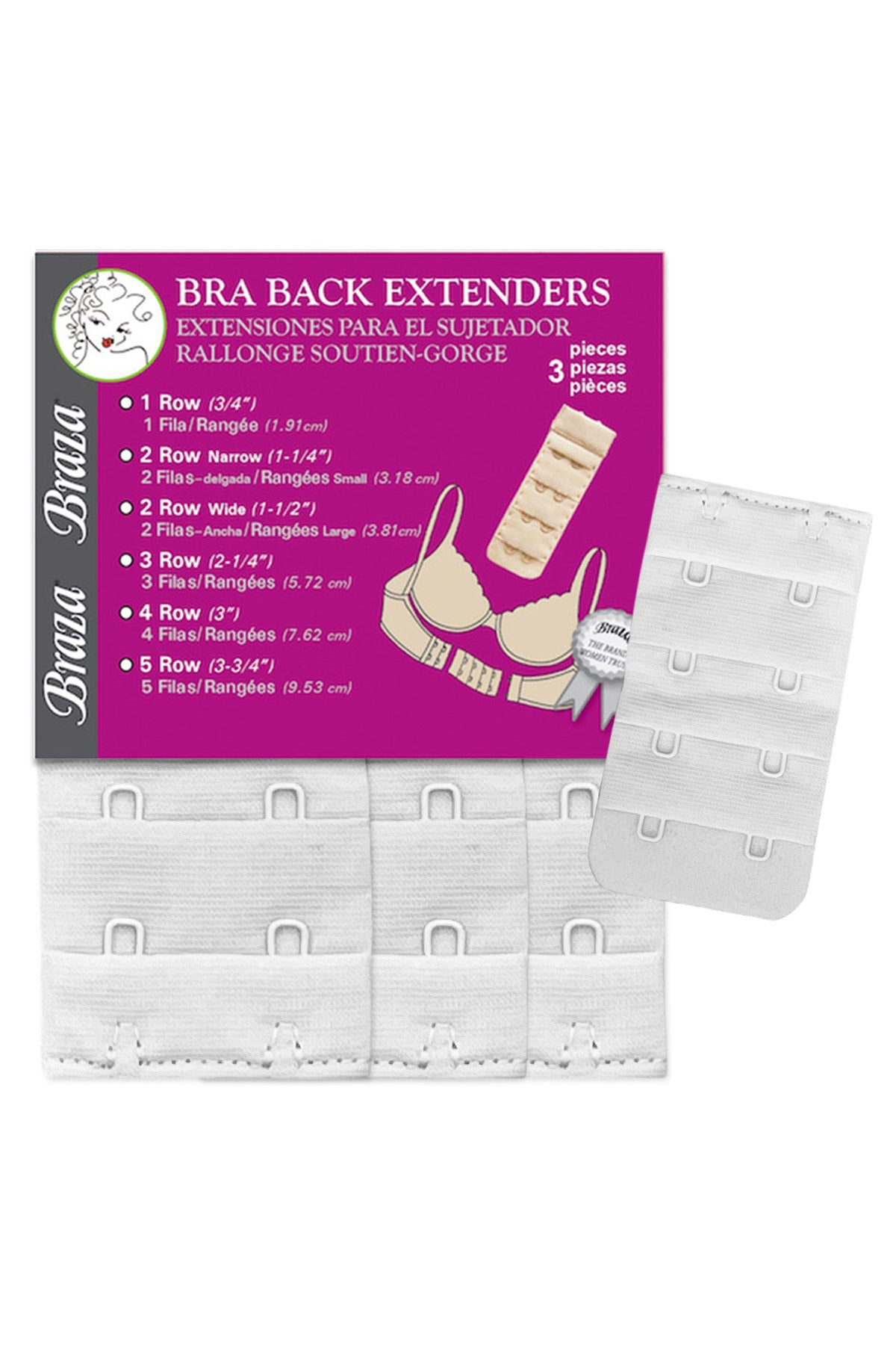 Bra Back Extenders - 3 Pack