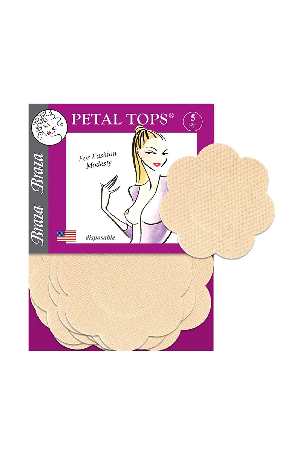 Disposable Petal Tops - 5 Pack