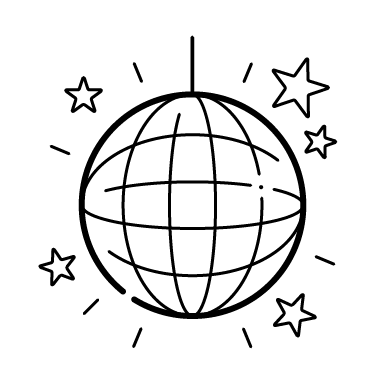 Disco ball icon