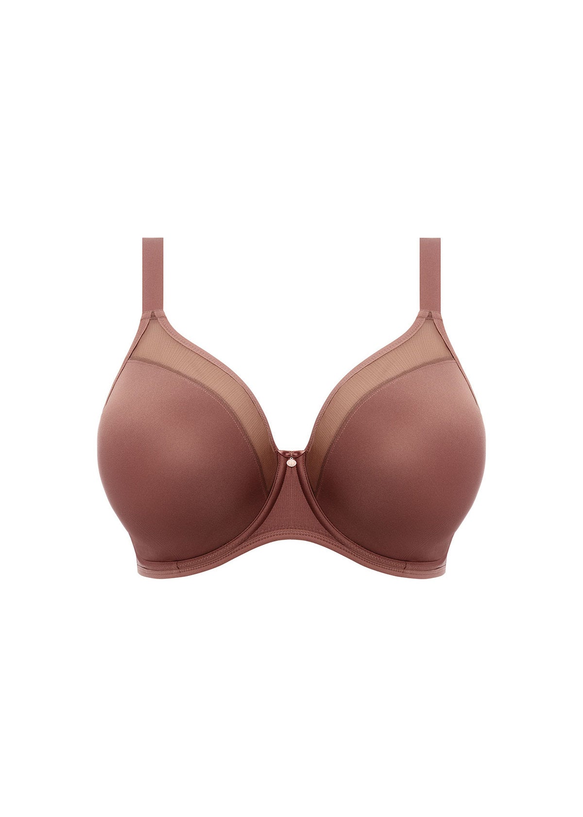 A sleek taupe underwire bra with a smooth seamless design and thin straps from the smooth collection