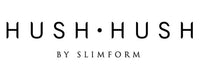 Logo of Hush Hush by Slimform on a white background