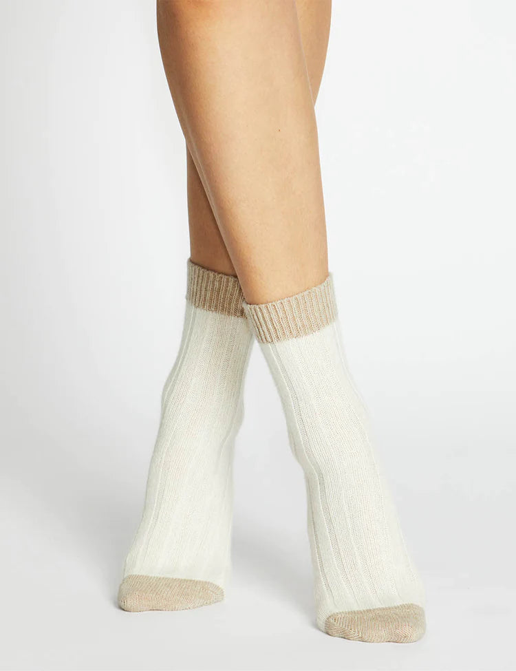 Sofia Two Tone Crew Sock