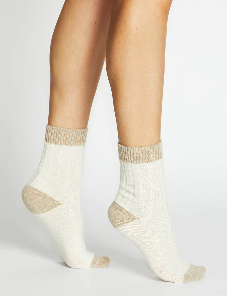 Sofia Two Tone Crew Sock