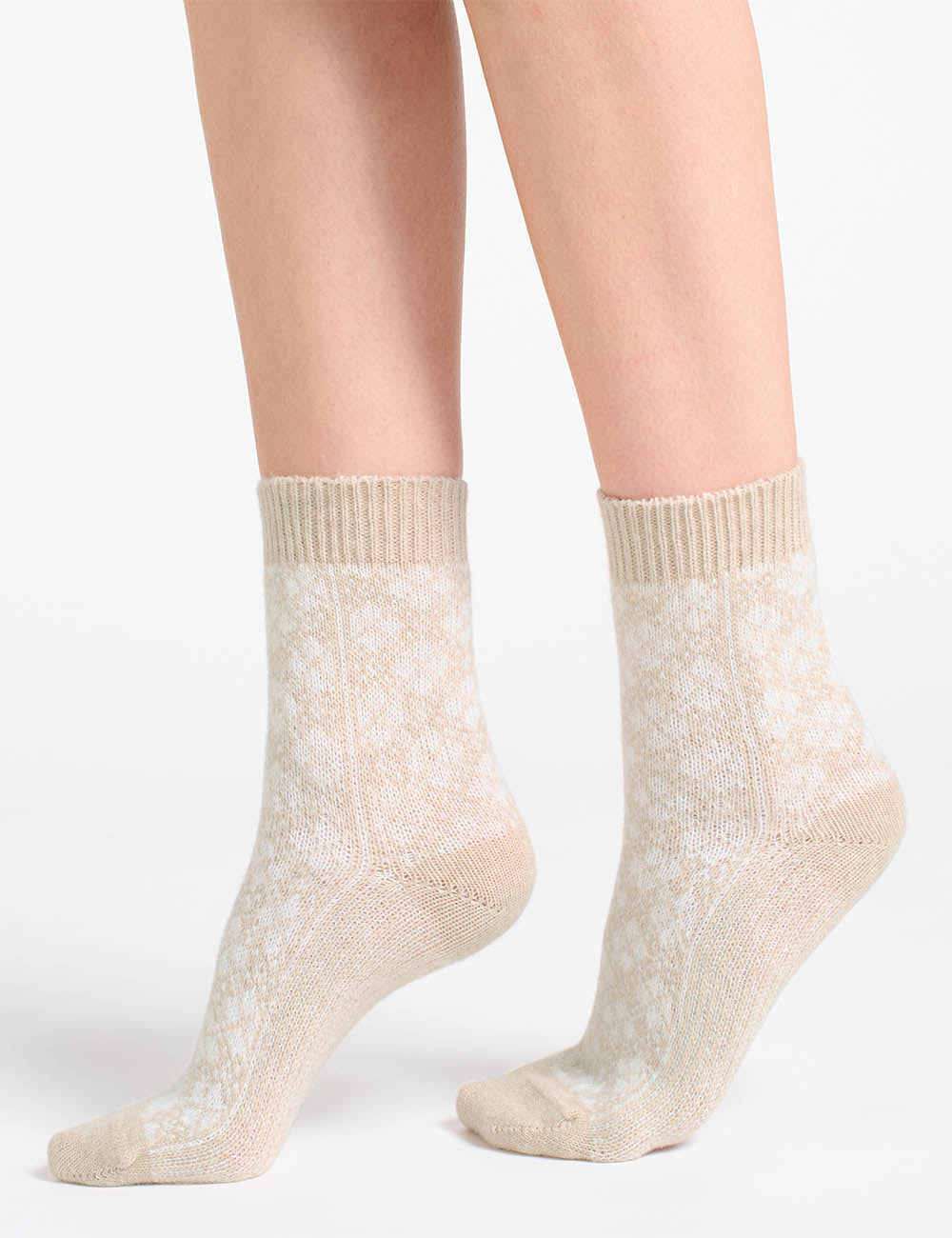 Leona Diamond Crew Sock