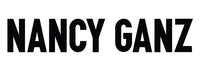 Black text 'NANCY GANZ' on a white background