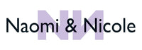 Logo with 'Naomi & Nicole' text and stylized initials on a white background