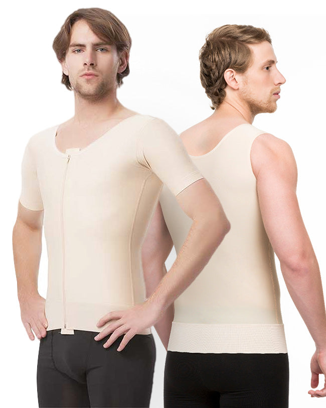 Men wearing compression vests