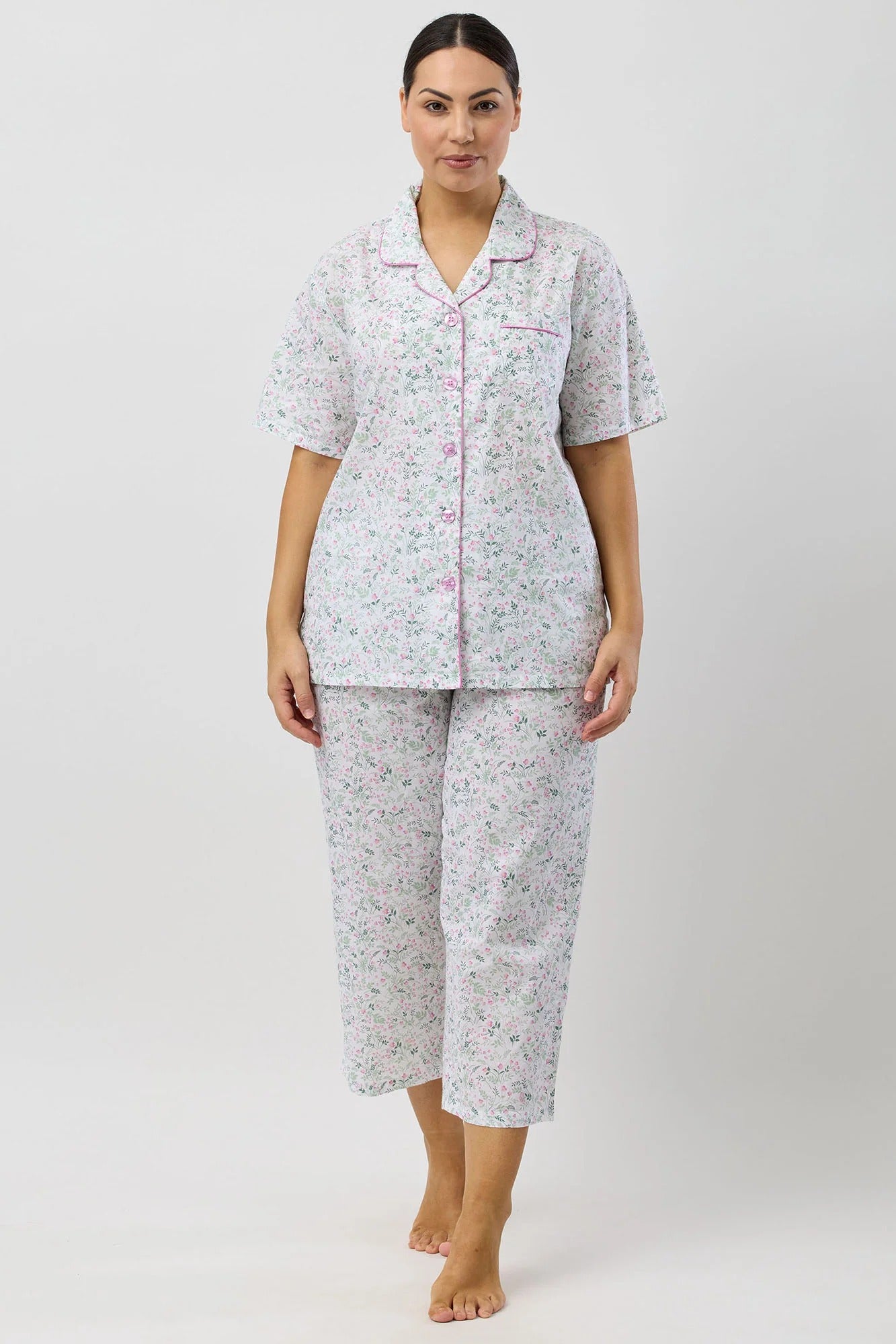 Pansies 7/8 Pyjama Set
