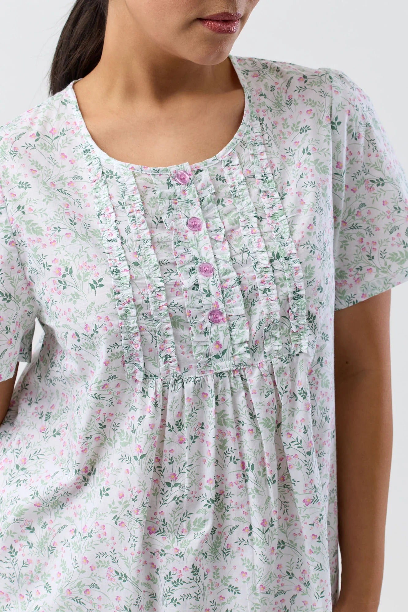 Pansies Nightie