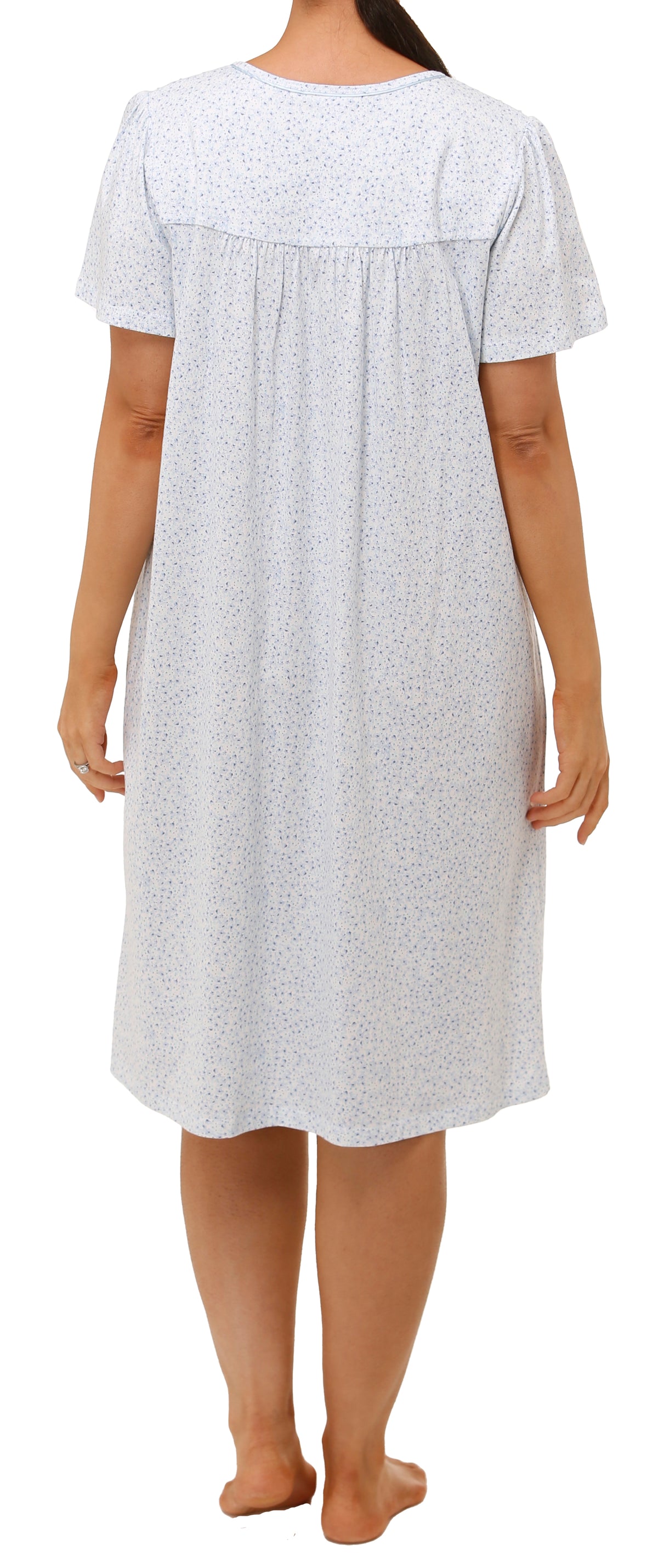 Ditsy L S Blouse Night Sky