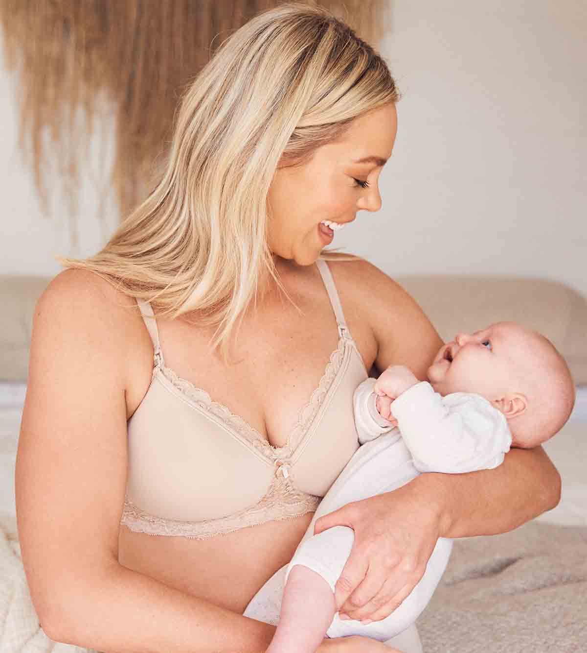 Triumph Gorgeous Mama Lace Wire-free Maternity Nursing Bra, 48% OFF