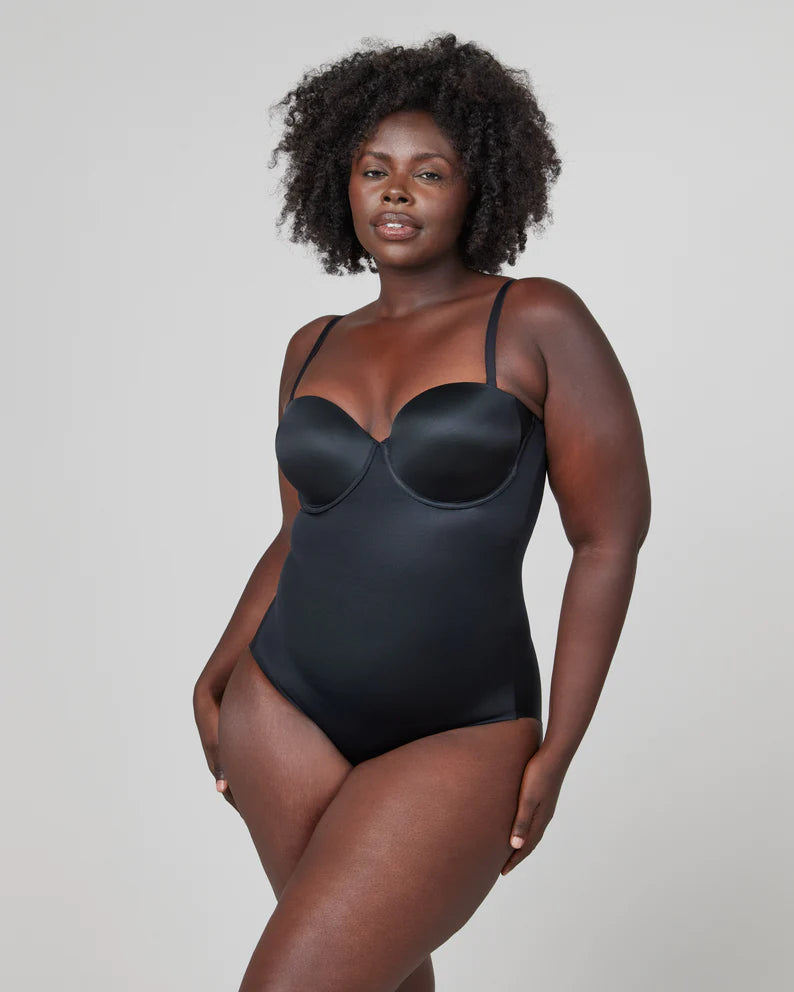 Spanx XL Suit Your Fancy Strapless Cupped Panty Bodysuit