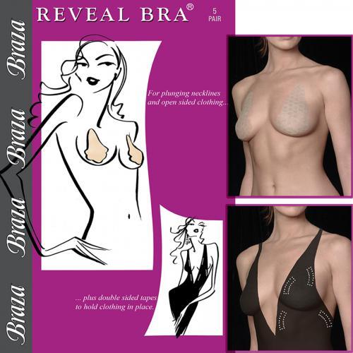 Braza Reveal Bra REVEAL - Adhesives Nude / One Size  Available at Illusions Lingerie
