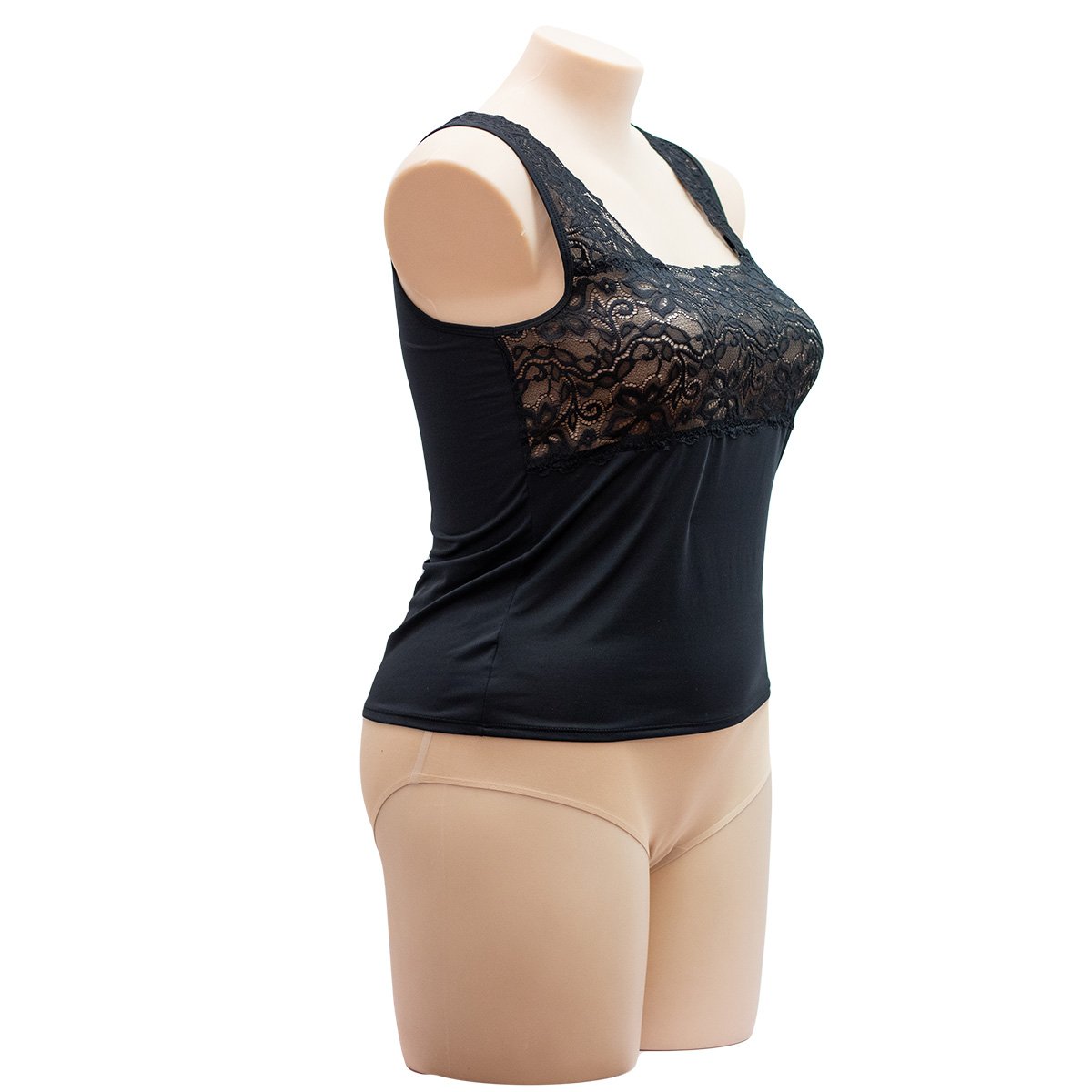 Essence Square Neck Camisole - Singlets & Tanks  Available at Illusions Lingerie