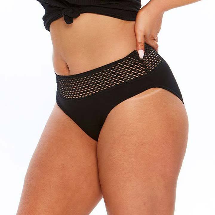 Everyday Lingerie Everyday Basics Brief AW190200 - Briefs Black / 8 / XS  Available at Illusions Lingerie