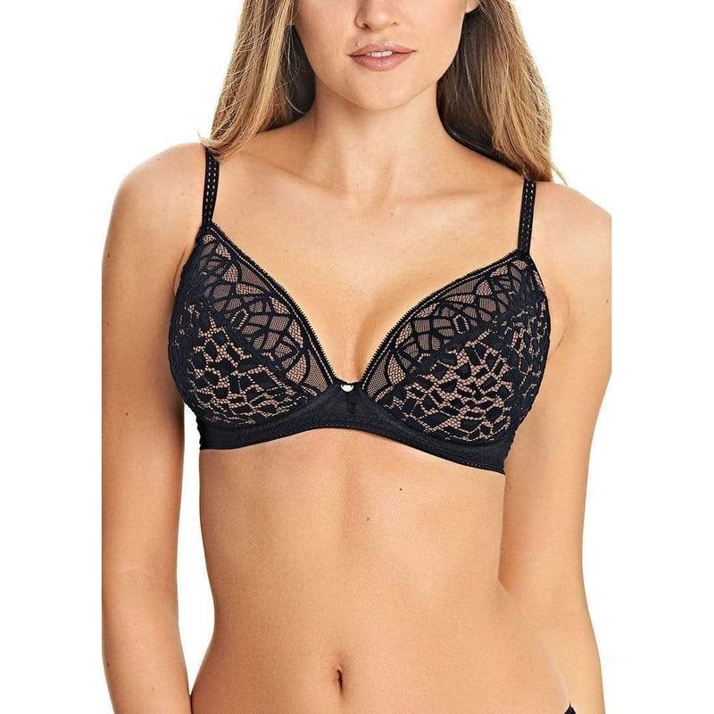 Freya Soirée Lace AA5013 - Underwire Bra Black / 8D  Available at Illusions Lingerie