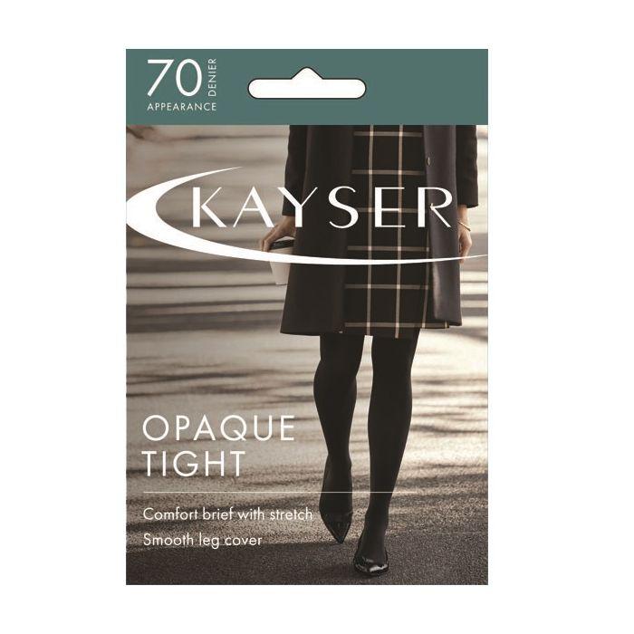 kayser Opaque Tight H10350 - Pantyhose Black / Ave  Available at Illusions Lingerie