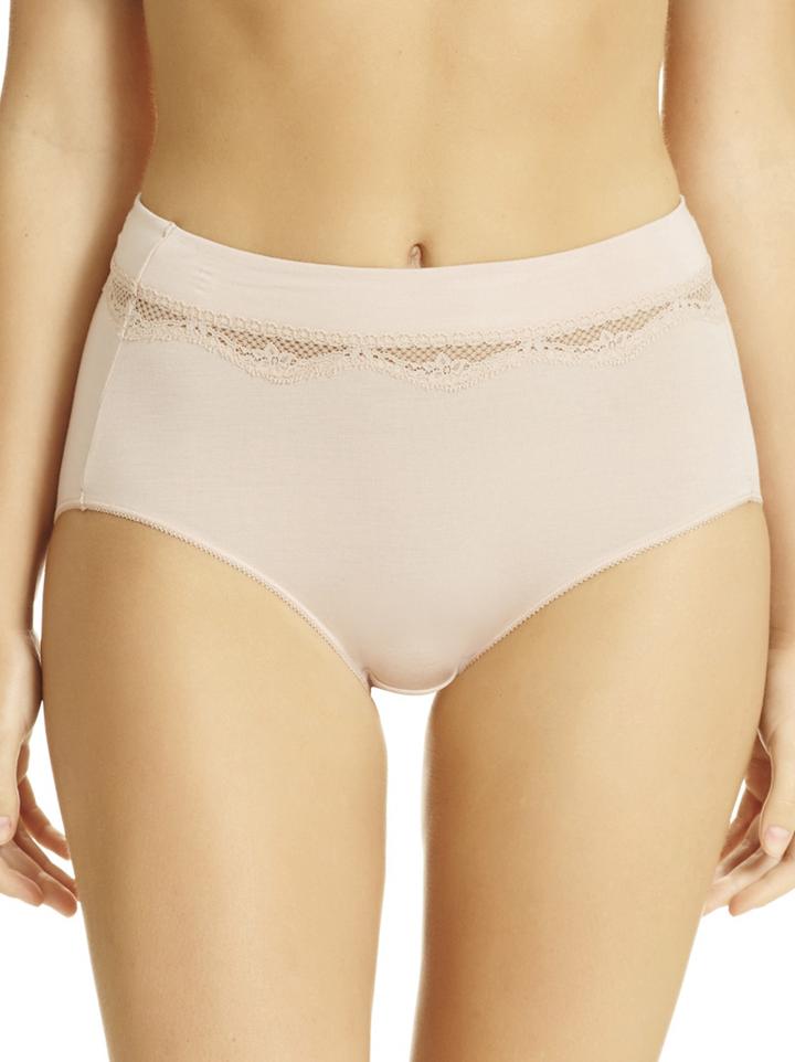 Bonds Women's Cottontails Full Briefs 3 Pack - Nude - Nude - Size 14