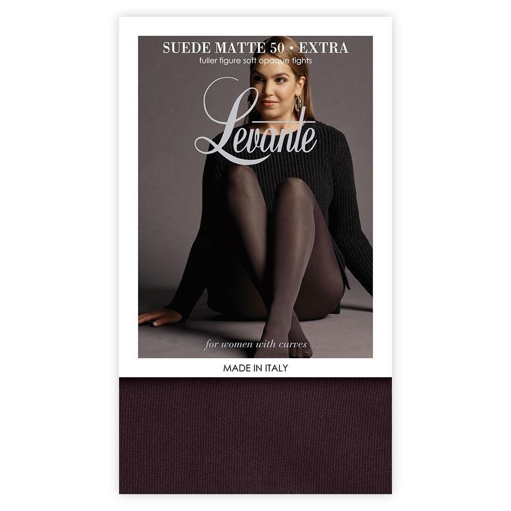 Levante Extra Suede Matte 50 LESUMFF50 - Pantyhose Crushed Berry / Extra 1  Available at Illusions Lingerie