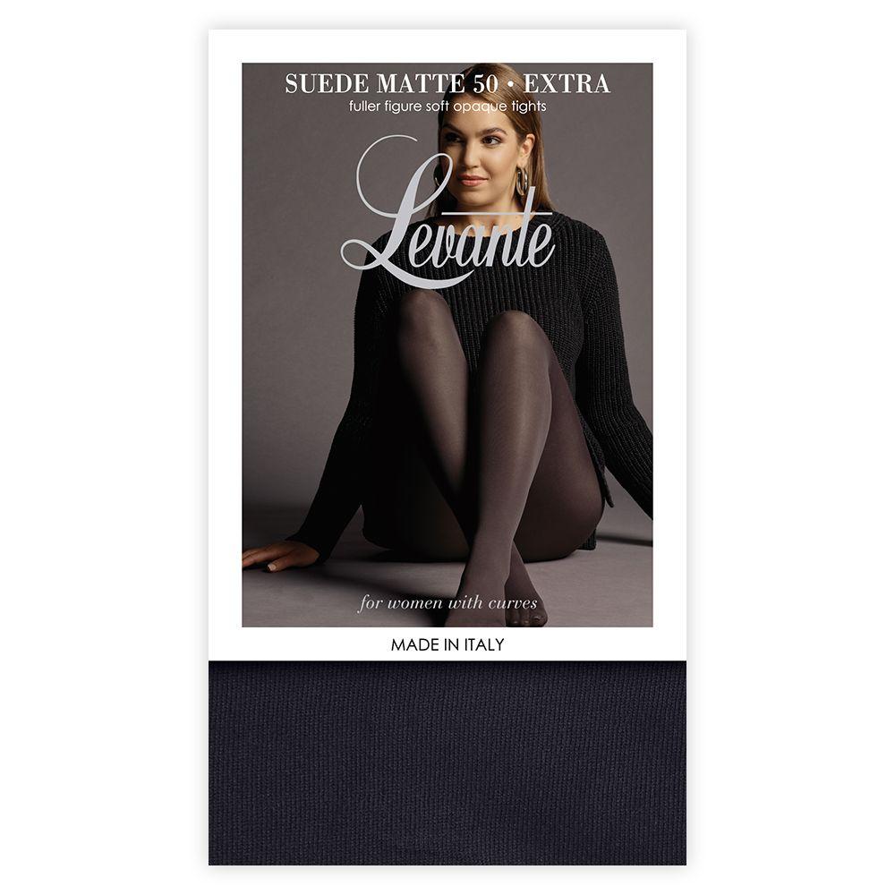 Levante Extra Suede Matte 50 LESUMFF50 - Pantyhose Nightshadow / Extra 1  Available at Illusions Lingerie