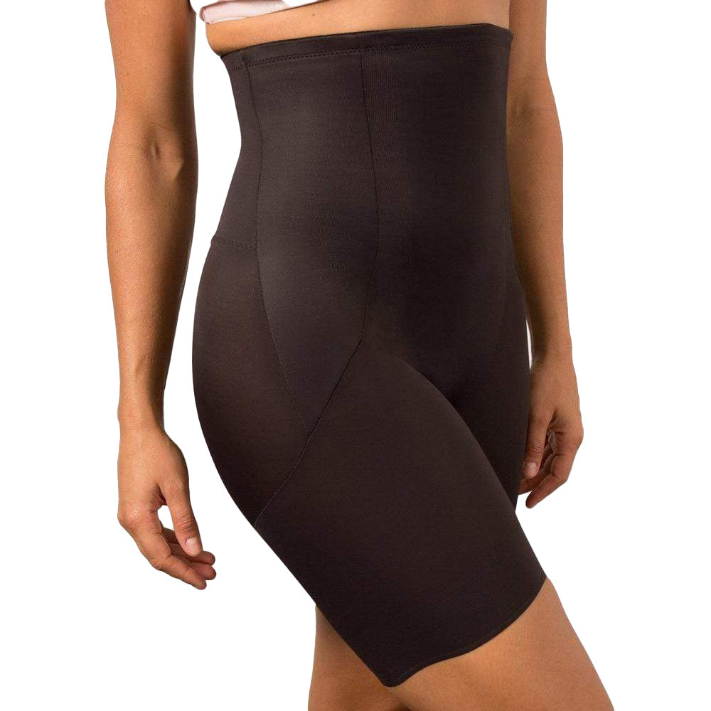 Miraclesuit Shapewear Adjustable Fit High Waist Thigh Slimmer in Black