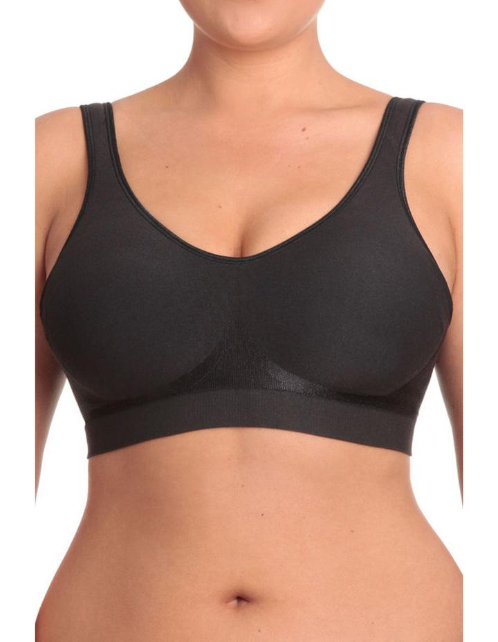 Playtex Comfort Revolution Comfort Flex Y1124H - Wirefree Bra Black / 10 / S  Available at Illusions Lingerie