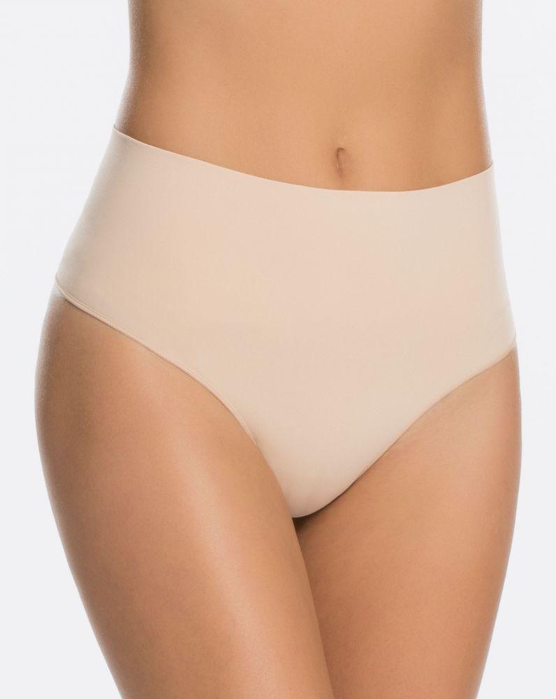 Spanx Everyday Shaping Panties Thong SS0815 - Shapewear Soft Nude / 10 / S  Available at Illusions Lingerie