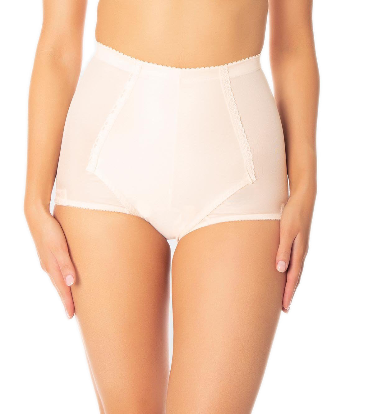 Leonisa Tummy Control Underwear for Women - High Waisted Sheer Lace Shapewear  Panties Beige : : Clothing, Shoes & Accessories