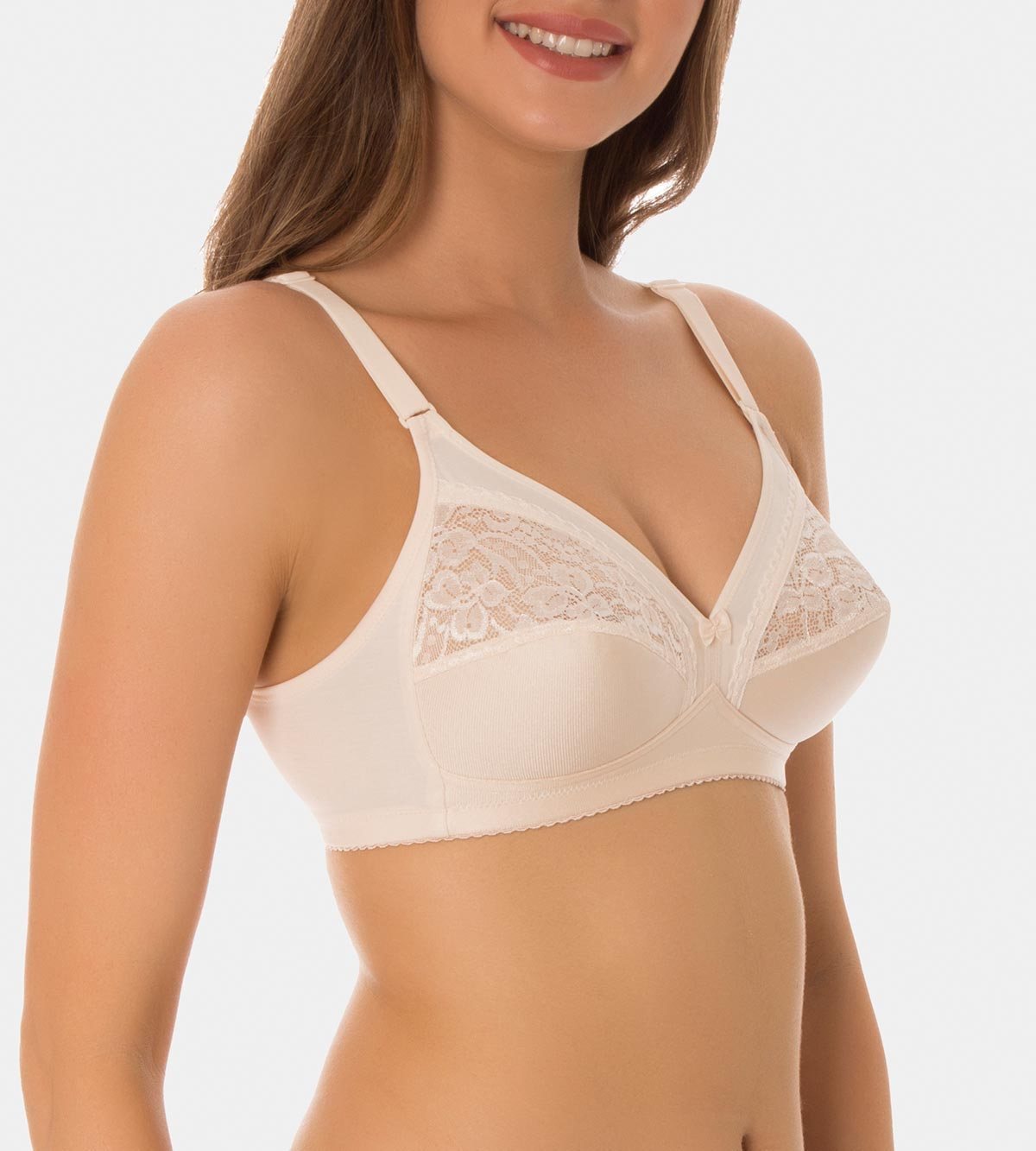 Triumph Kiss of Cotton Wirefree - Wirefree Bra  Available at Illusions Lingerie